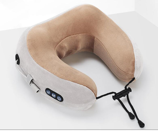 Massage U-Shaped Pillow Multi-Function Shoulder and Cervical Vertebra Electric Outdoor Portable Car Health Care