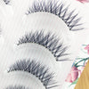 Soft false Eyelashes Natural Simulation Cross-sharpened Eyelashes Nude Makeup Transparent Stem Eyelashes Female