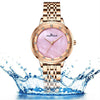 New Shell Surface Women's Waterproof Quartz Stainless Steel Band Watch