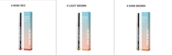 Lip Liner Pen Dark Brown | Waterproof Long Lasting Plump | Soft Lip Gloss Makeup