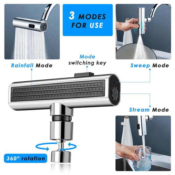 Kitchen Faucet Universal Rotating Multifunctional Water Nozzle For Kitchen