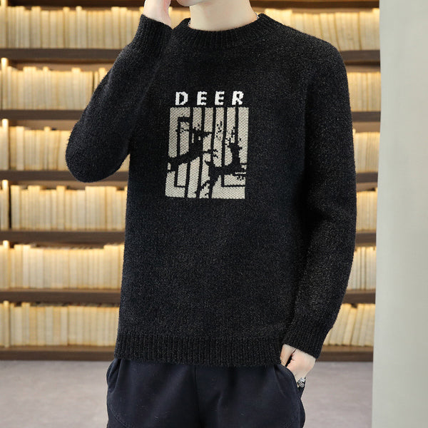 Men's Sweaters Warmth And Thickened Youth For Autumn And Winter Students