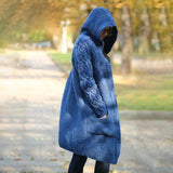 Winter New Women's Hooded | Slim Sweater Coat