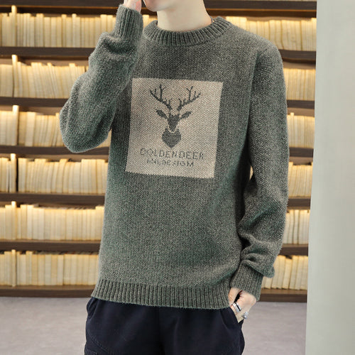 Men's Sweaters Warmth And Thickened Youth For Autumn And Winter Students