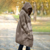 Winter New Women's Hooded | Slim Sweater Coat