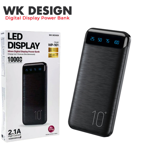 Remax Wk Power Bank 10000Mah WP-161 Black